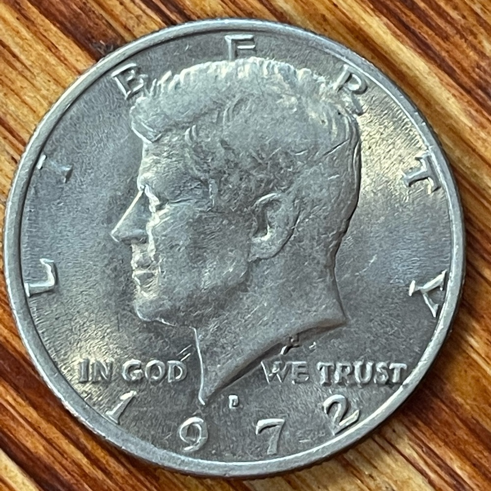 1972 JFK Half Dollar Coin
